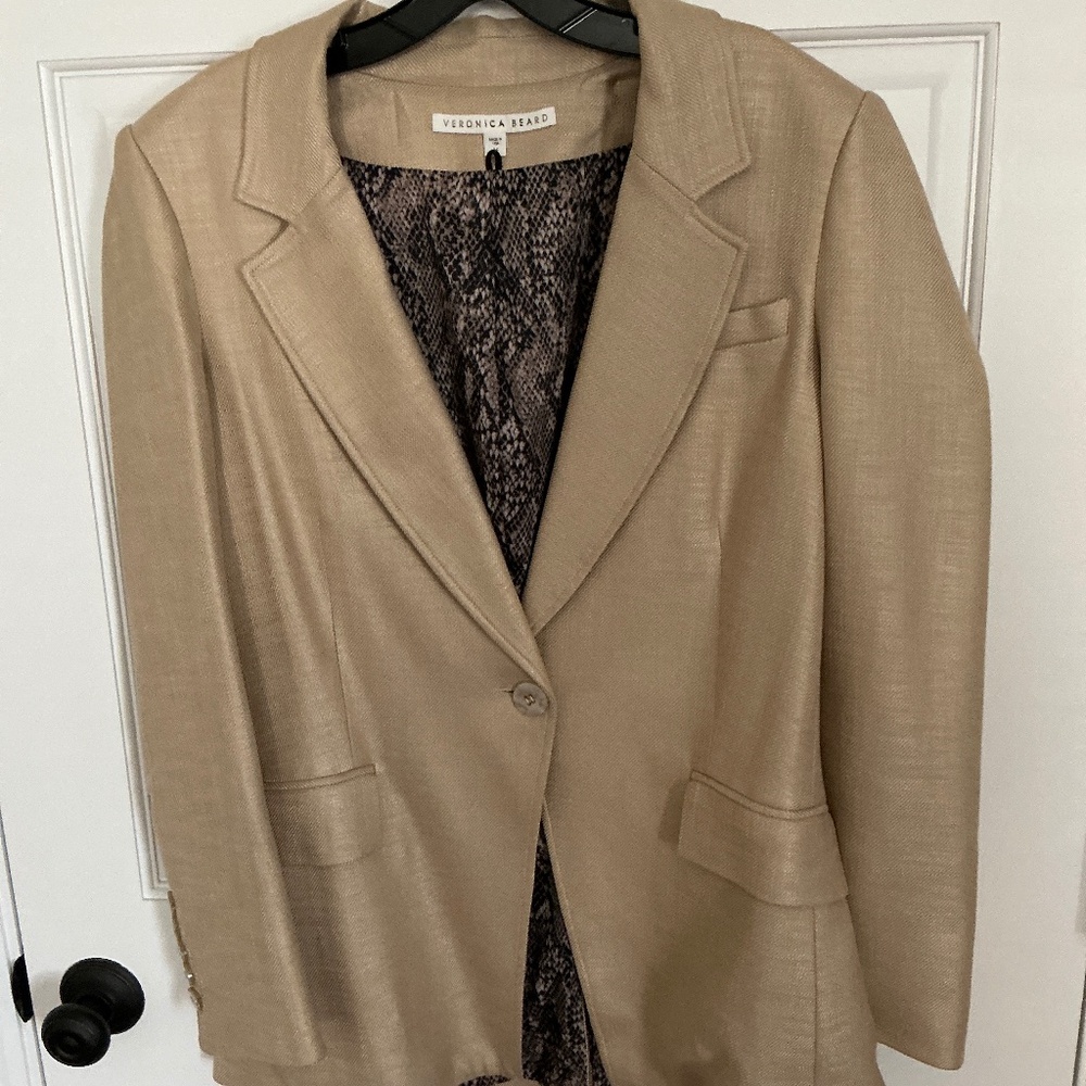 Veronica Beard Beige jacket/blazer size 14